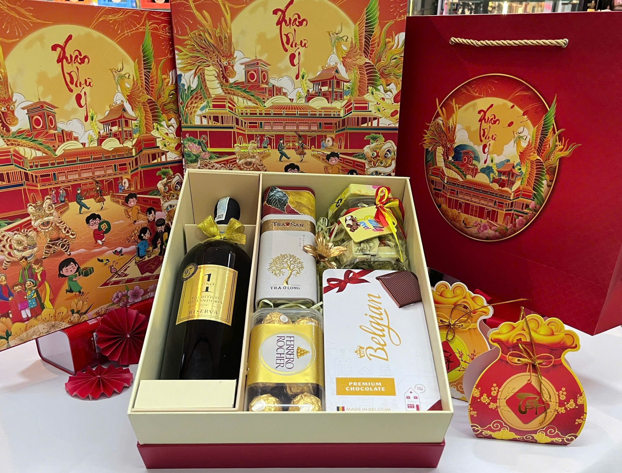 HỘP QUÀ TẾT 2026 - SET HOÀNG KIM 09