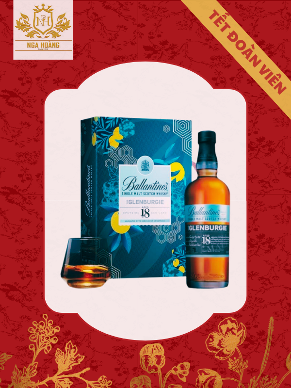 BALLANTINES 18 HỘP QUÀ TẾT 2024