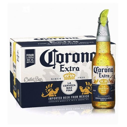 BIA CORONA EXTRA 355ML - BIA MEXICO THÙNG 24 CHAI