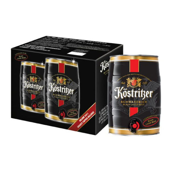 BIA ĐỨC KOSTRITZER SCHWARZBIER 4,8% - BOM 5 LÍT
