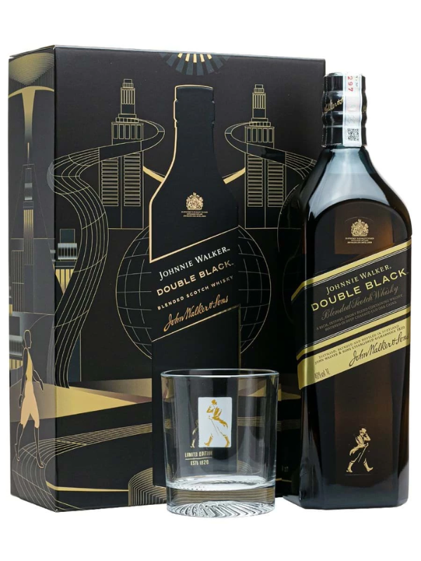 Johnnie Walker Double Black 1L – Phiên bản hộp quà Tết 2026 | Rượu Nga Hoàng