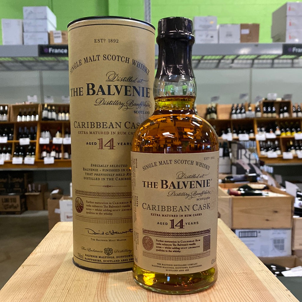 Balvenie 14-Year-Old Caribbean Cask Single Malt Scotch Whisky – Scotla –  Bin Ends... Great Wine~Serious Savings