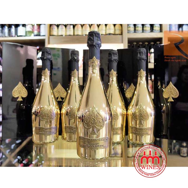Rượu Armand de Brignac Brut Gold (Champagne Át Bích) | Rượu Ngoại Chính Hãng