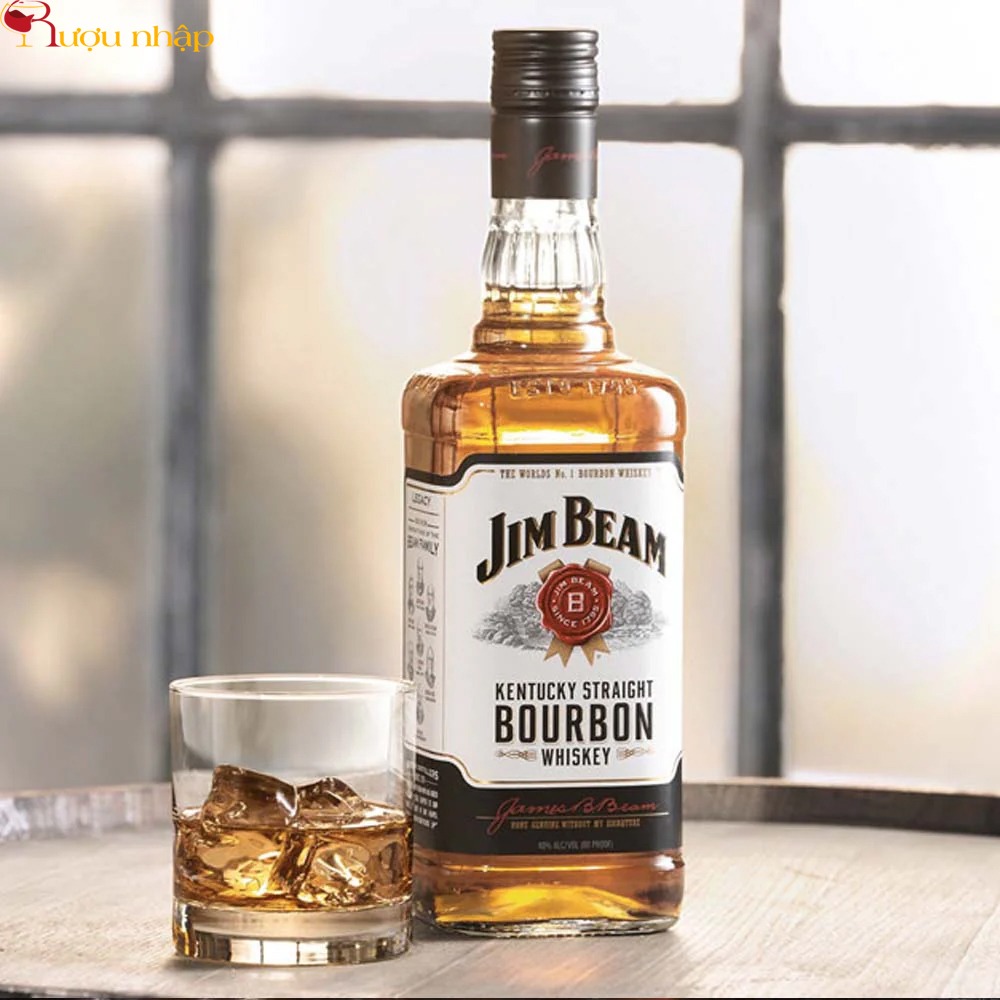 Rượu Jim Beam 1L Whiskey Bourbon Mỹ số 1 Giá Tốt Nhất