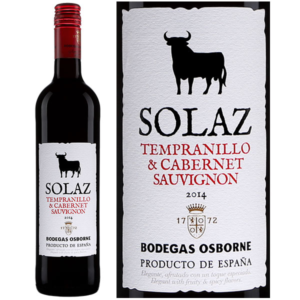 Solaz Tempranillo Cabernet Sauvignon
