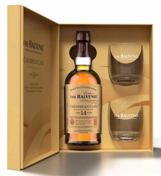 Rượu Balvenie 14 Năm Caribbean Cask Hộp Quà Tết 2025