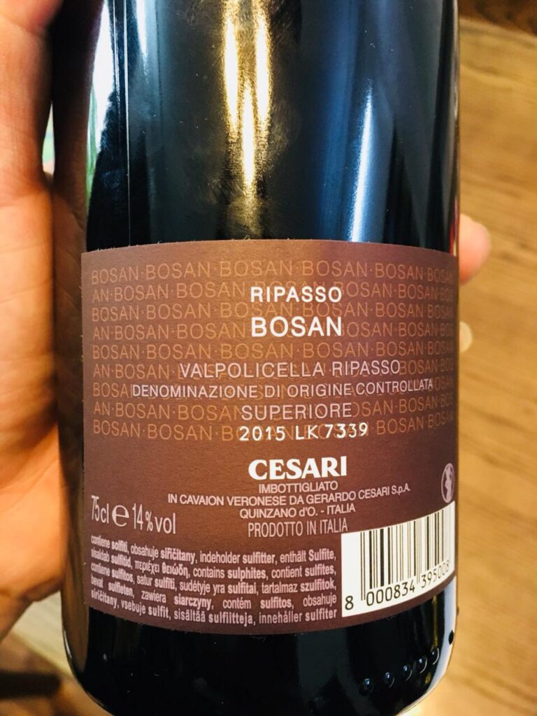 Vang Cesari Bosan Valpolicella Ripasso Superiore