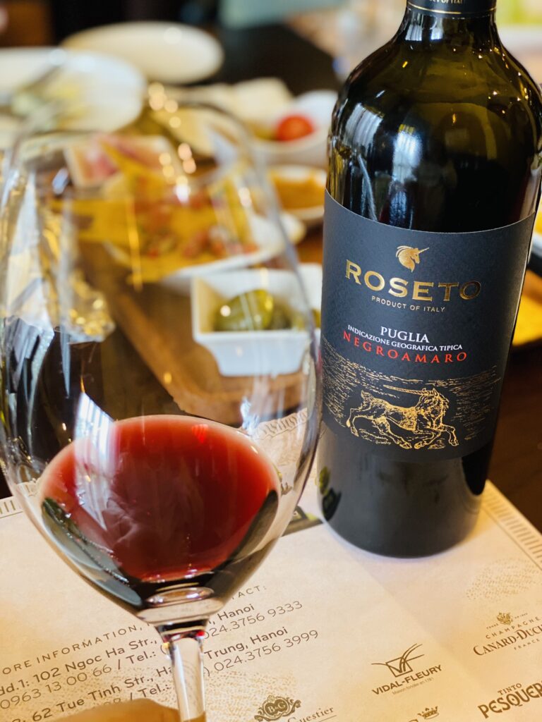 Vang Roseto Negroamaro 15%