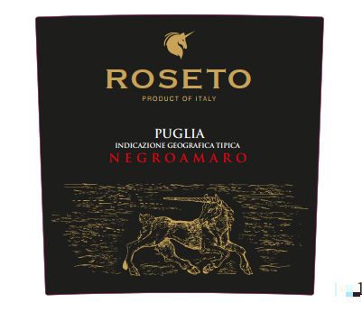 Vang Roseto Negroamaro 15%