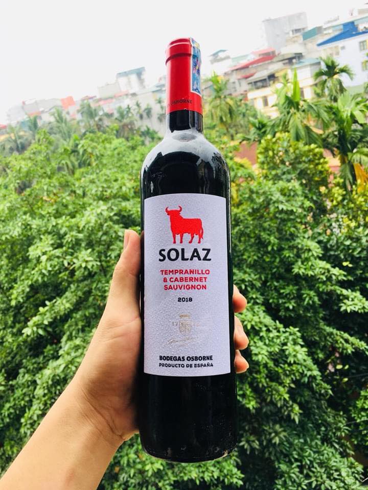 Vang Solaz Tempranillo Cabernet Sauvignon
