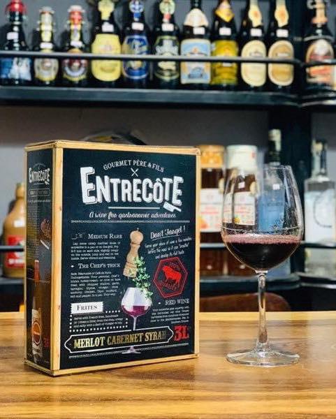 Vang bịch Entrecote