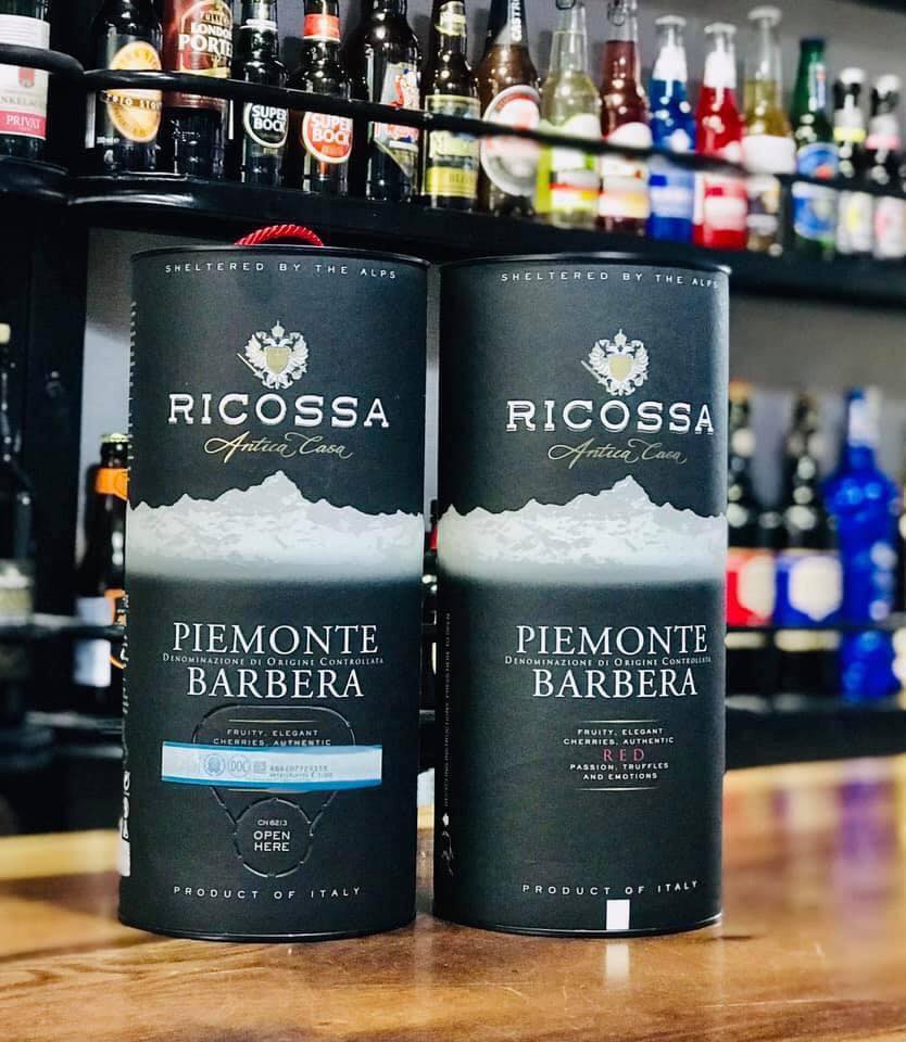 Vang bịch Ricossa Piemonte Barbera ý