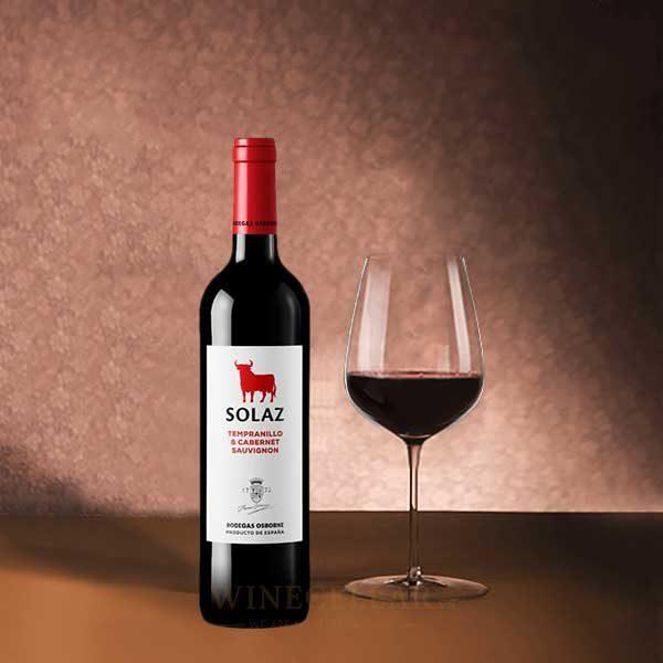 Vang Solaz Tempranillo Cabernet Sauvignon