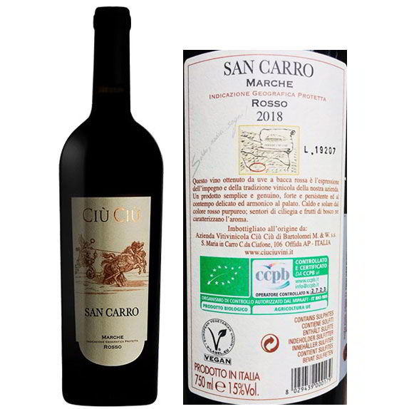 Vang Ciù Ciù San Carro