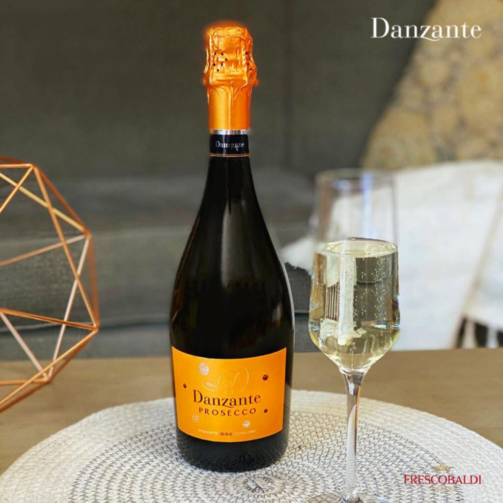 Vang nổ danzante prosecco