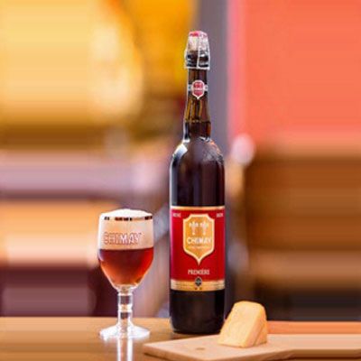 Bia Chimay Đỏ thưởng thức cùng phomai