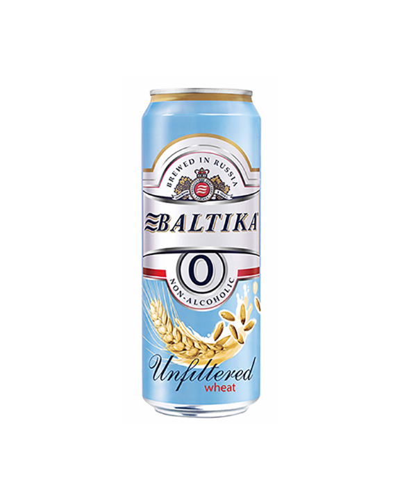 BIA NGA UNFILTERED WHEAT - BIA CHAY BALTIKA 0% - LON 500ML