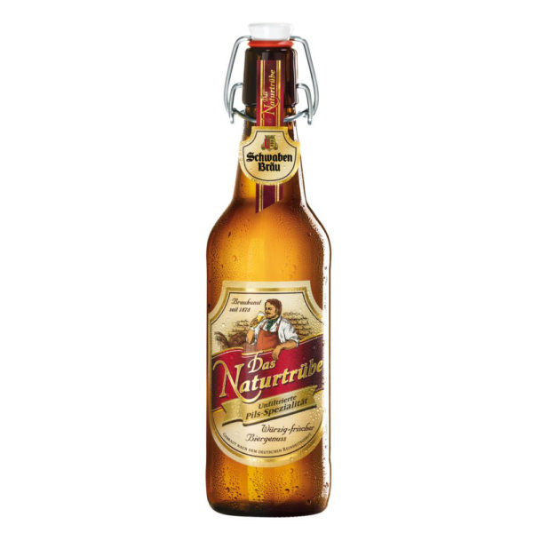 BIA ĐỨC SCHWABEN BRAU DAS NATURTRUBE 5% - CHAI 500ML