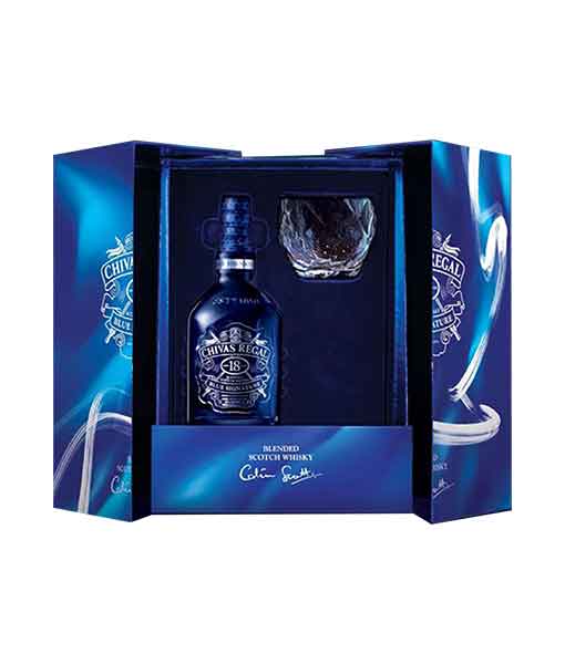 Rượu Chivas 18 Blue Signature hộp quà tết 2020 - Whisky sang trọng