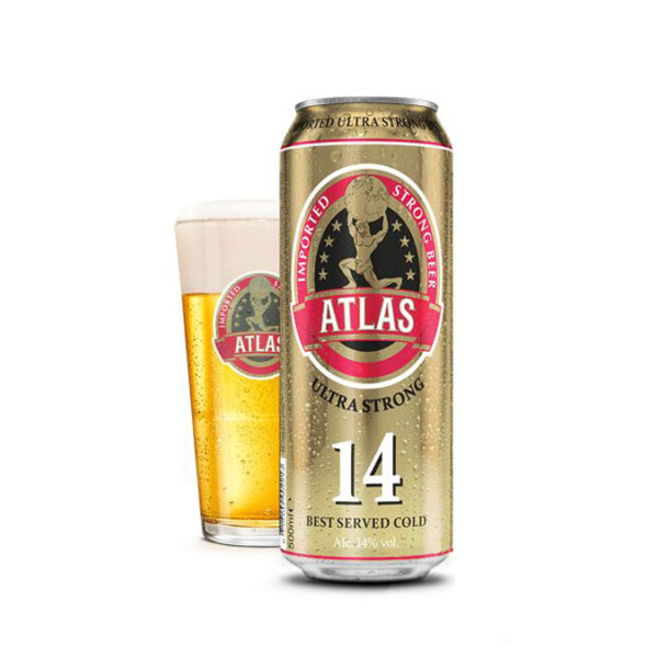 BIA HÀ LAN ATLAS ULTRA STRONG 14% - LON 500ML