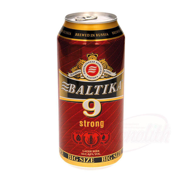 BIA NGA BALTIKA SỐ 9 - 8% LON 900ML