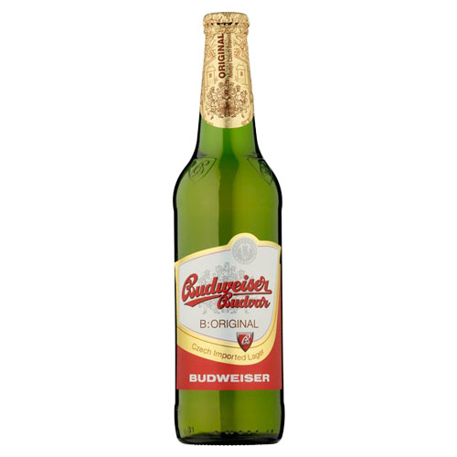 BIA TIỆP BUDWEISER BUDVAR 5% - CHAI 330ML