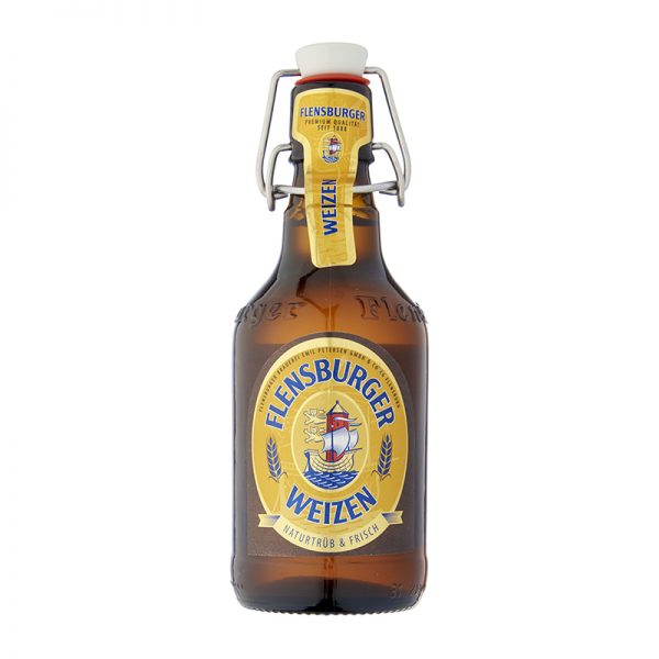 BIA ĐỨC FLENSBURGER WEIZEN 5.1% - CHAI SỨ 330ML