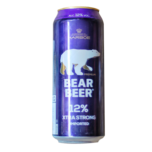 BIA ĐỨC - BIA GẤU BEAR BEER EXTRA STRONG 12% - LON 500ML