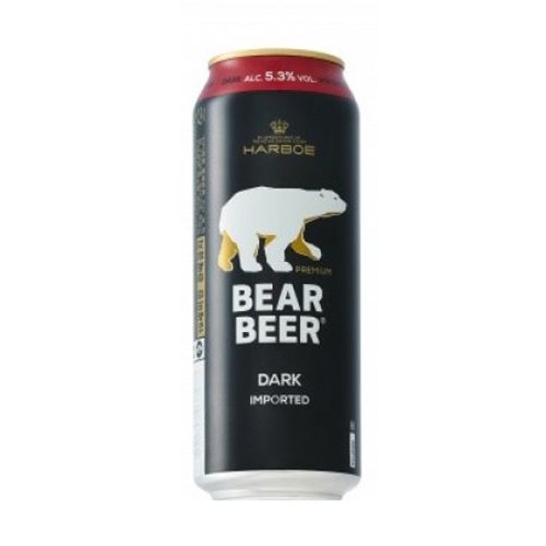 BIA ĐỨC - BIA GẤU BEAR BEER DARK LAGER 5,3% - LON 500ML