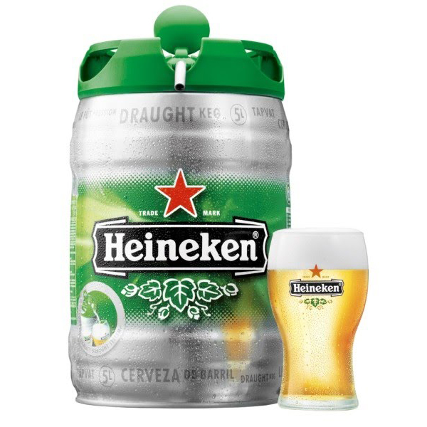 BIA HEINEKEN HÀ LAN 5% - BOM 5 LÍT