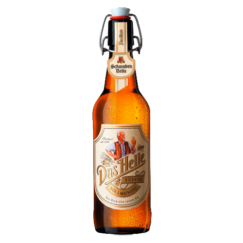 BIA ĐỨC SCHWABEN BRAU DAS HELLE 5% - CHAI 500ML