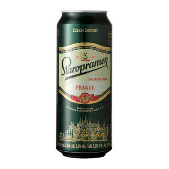 BIA TIỆP STAROPRAMEN 5% - LON 500ML