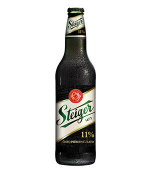 BIA TIỆP STEIGER ĐEN 4,5% - CHAI 330ML