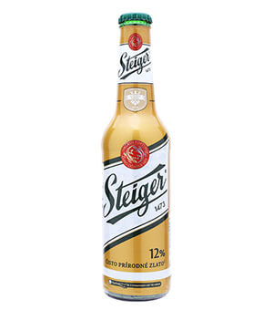 BIA TIỆP STEIGER VÀNG 5% - CHAI 330ML