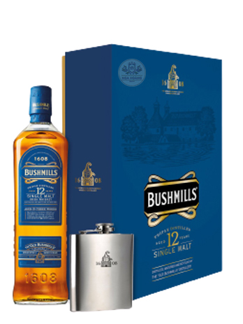 BUSHMILLS WHISKEY 12 YEARS HỘP QUÀ  TẾT 2021