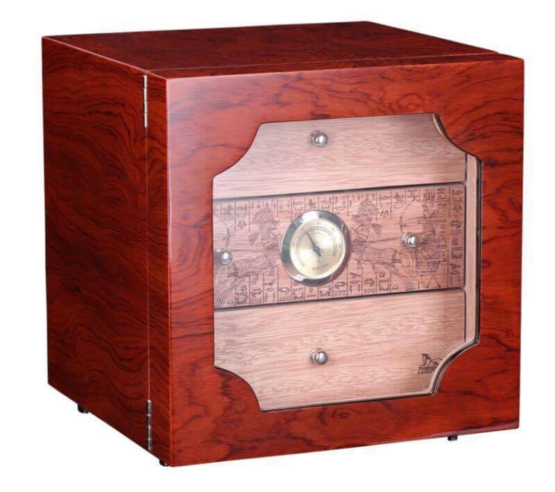 TỦ BẢO QUẢN CIGAR 3 NGĂN COHIBA VÂN GỖ 70 ĐIẾU