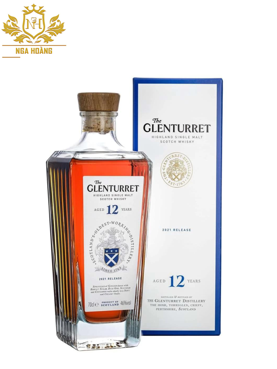RƯỢU WHISKY THE GLENTURRET 12 YEARS OLD