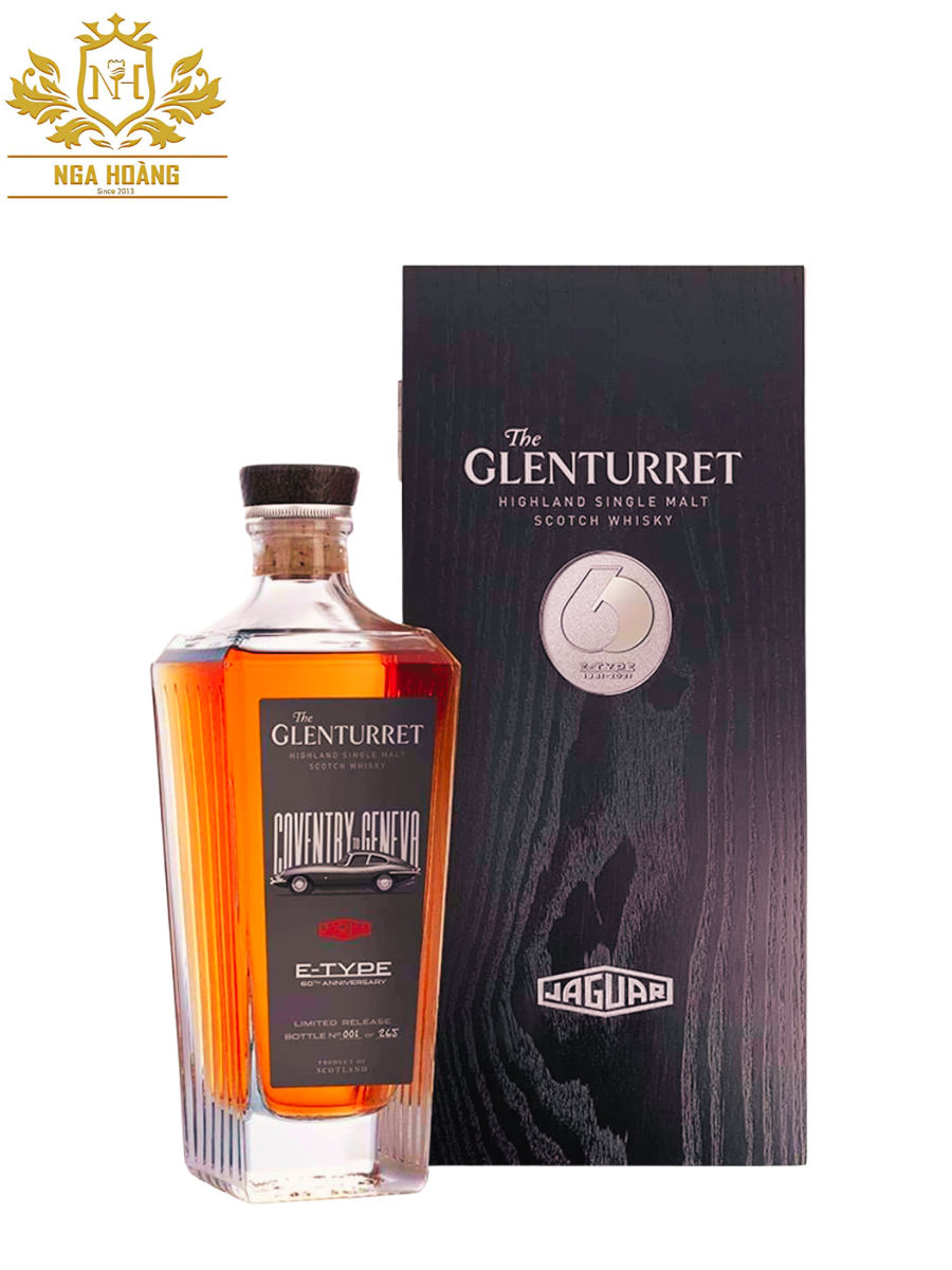 RƯỢU WHISKY THE GLENTURRET JAGUAR E-TYPE