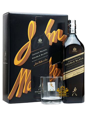 JOHNNIE WALKER DOUBLE BLACK 1L - HỘP QUÀ TẾT 2024