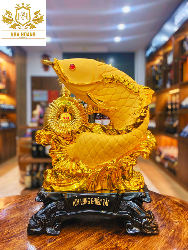 RƯỢU BRANDY XO KỆ CÁ CHÉP HÓA RỒNG