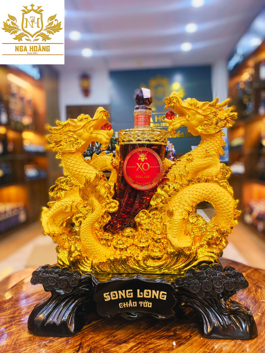 RƯỢU BRANDY XO KỆ SONG LONG