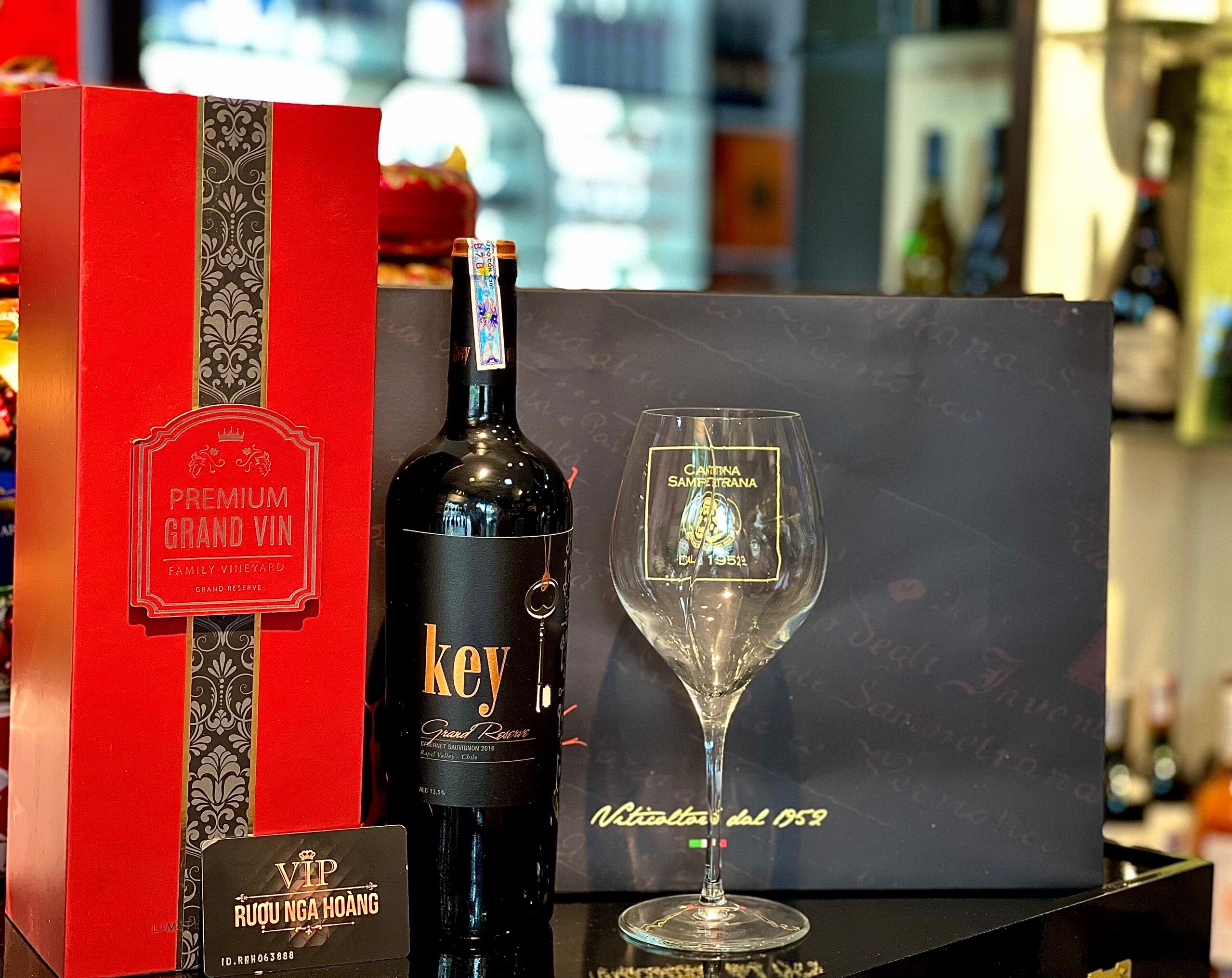 HỘP QUÀ VANG ĐỎ KEY GRAN RESERVE TẾT 2023