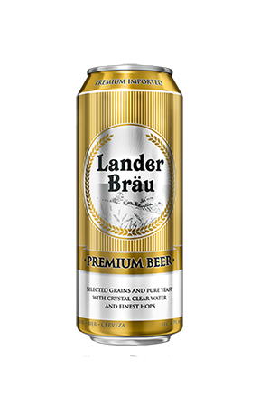 BIA HÀ LAN LANDER BRAU PREMIUM BEER 4.9% - LON 500ML