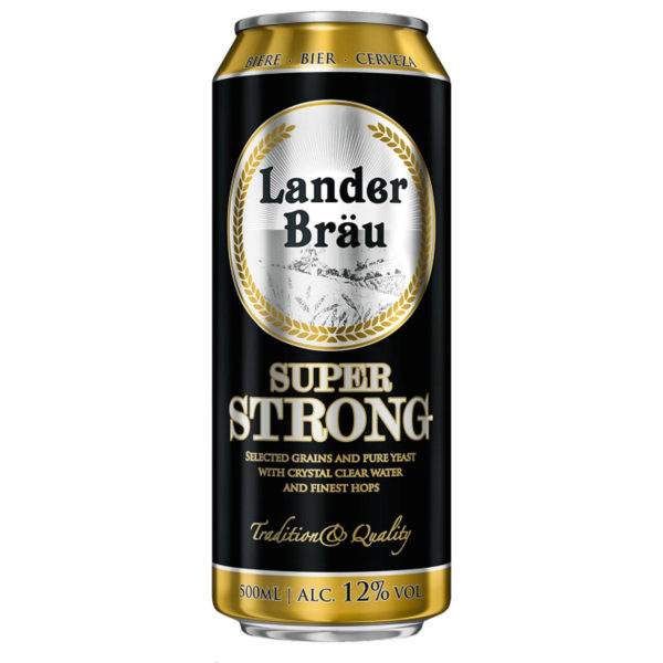 BIA HÀ LAN LANDER BRAU SUPER STRONG 12% - LON 500ML