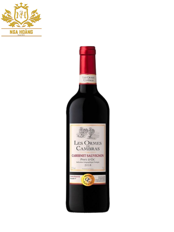 RƯỢU VANG ĐỎ LES ORMES DE CAMBRAS CABERNET SAUVIGNON