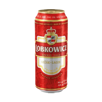 BIA TIỆP LOBKOWICZ LAGER 4.7% - LON 500ML