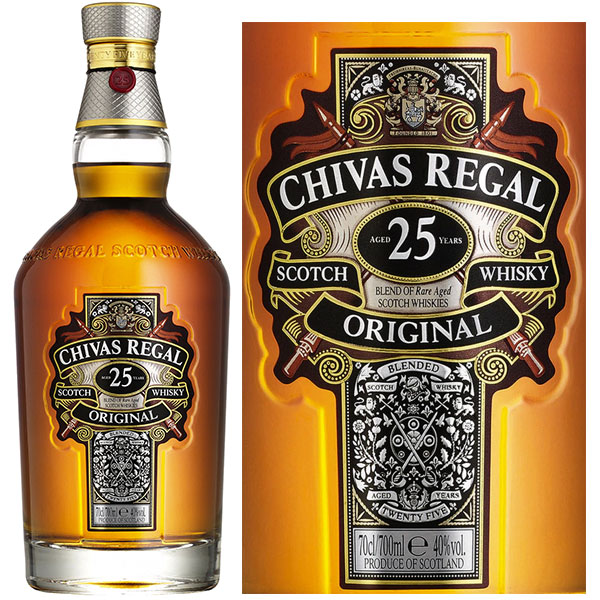 Rượu Chivas 25 700ml - Vá» ngon mê Äắm trong từng giá»t rượu
