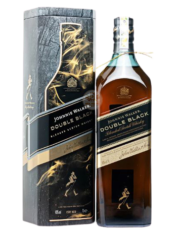 RƯỢU JOHNNIE WALKER DOUBLE BLACK 1L - HỘP QUÀ 2021 (Hết Hàng)