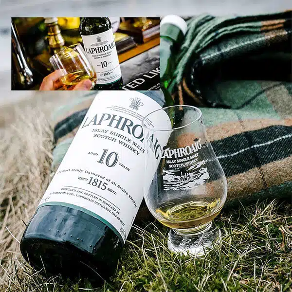 Rượu Laphroaig 10 Năm - Single Malt Whisky - Vị Khói