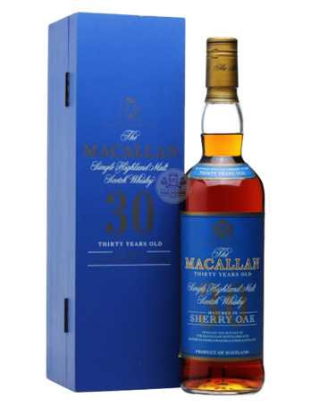 RƯỢU MACALLAN 30 NĂM SHERRY OAK BLUE LABEL (Liên Hệ)